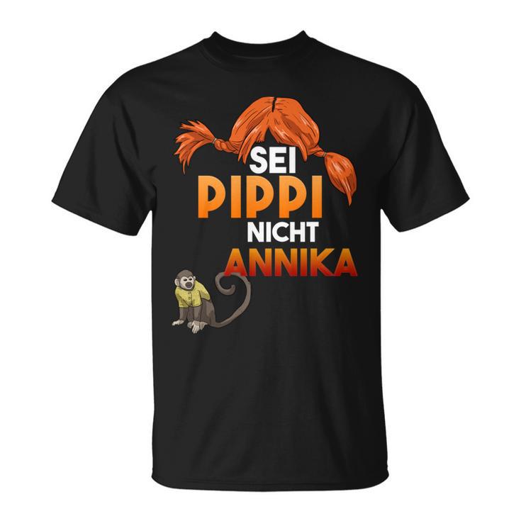 Sei Pippi Nicht Annika Langärmeliges Shirt, Emanzipations Powerfrauen Tee