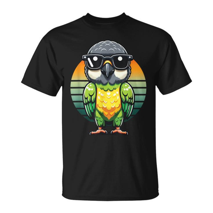 Senegal Parrot With Sunglasses Kawaii Senegal Parrot T-Shirt