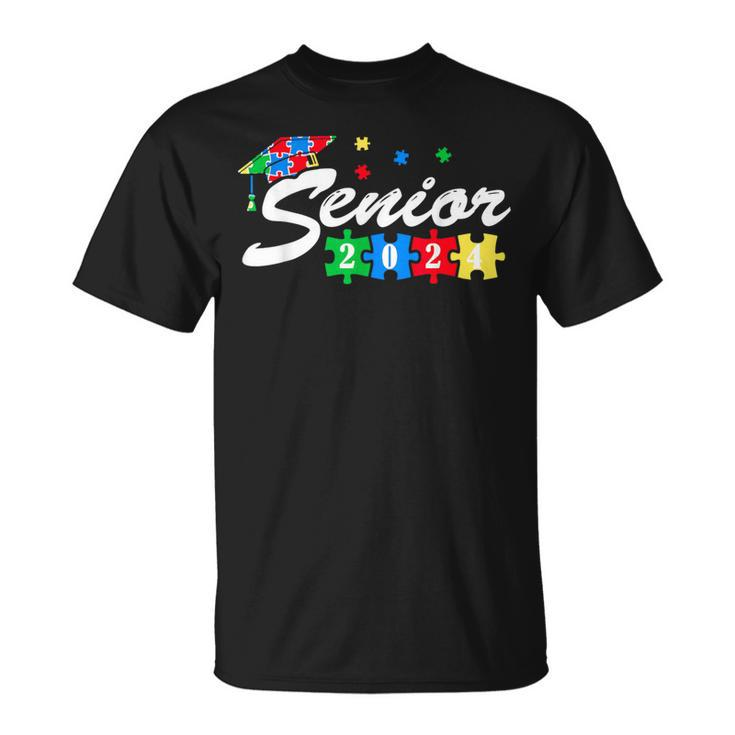 Senior Autism Graduate 2024 For Autistic Ns Graduation T-Shirt