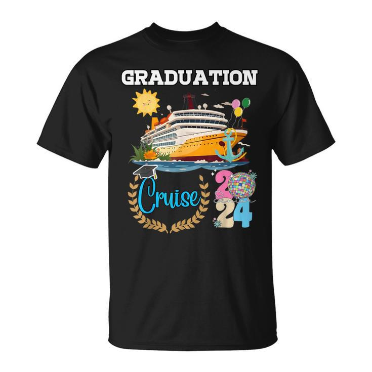 Senior Graduation Cruise 2024 Aw Ship Party Cruising Trip T-Shirt