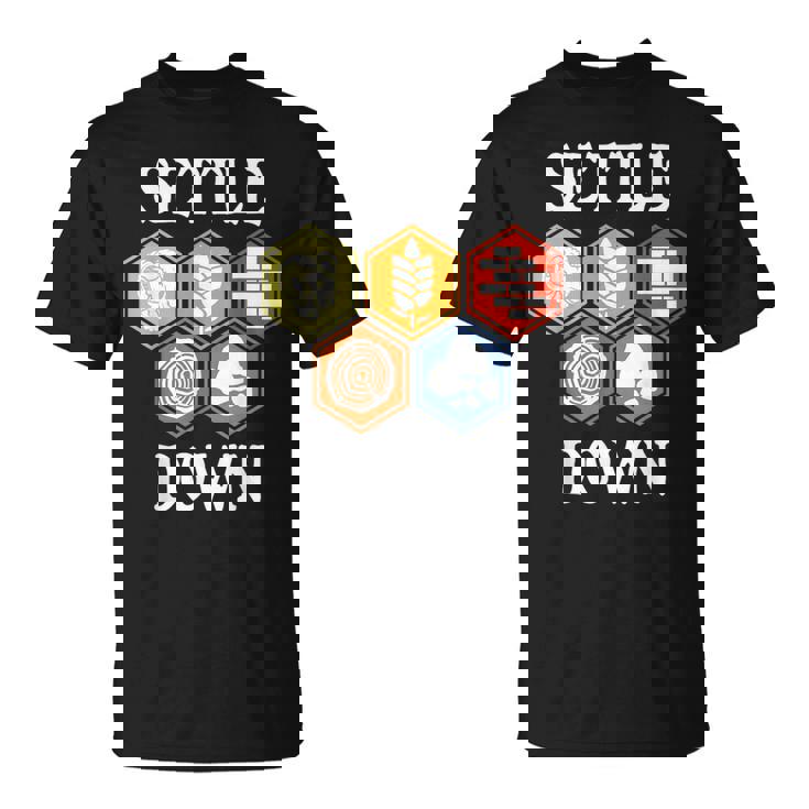 Settle Down Board Game Night Shirt Settle Down Board Game Night Shirt