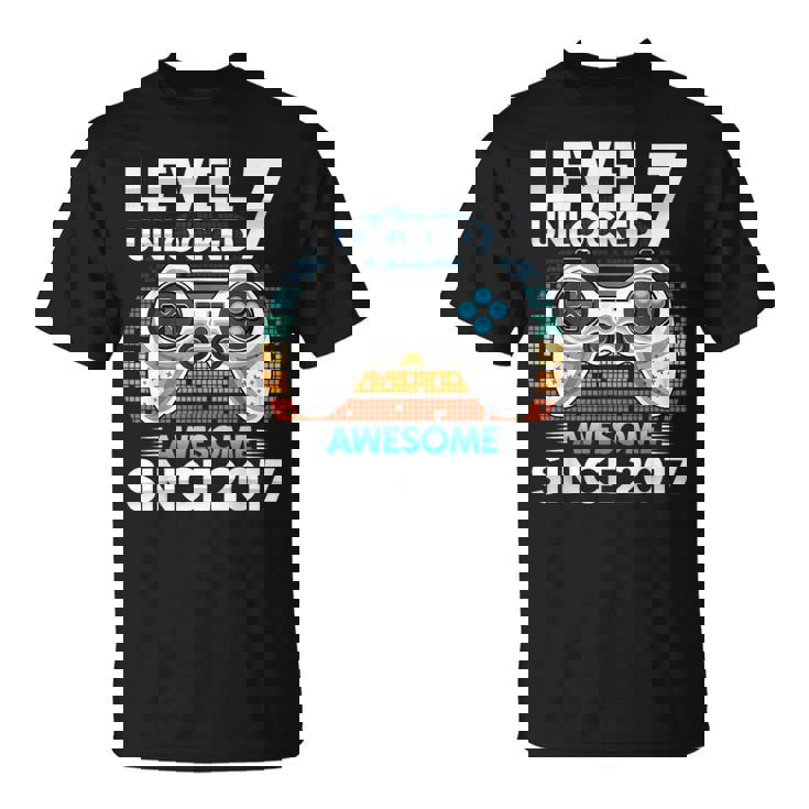 Awesome Since May 2012 T-Shirt Vintage 7th Birthday Gift