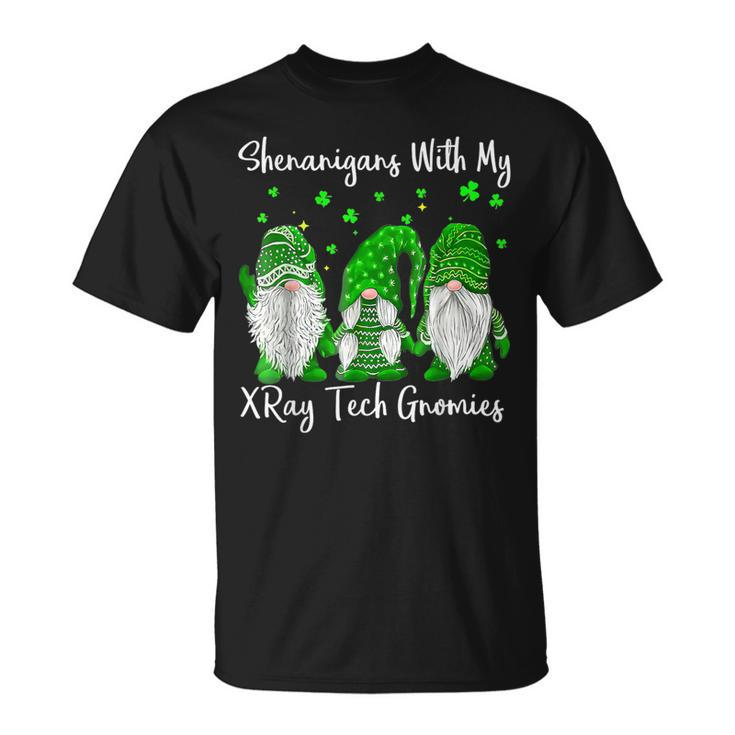 Shenanigans With My Gnomies St Patrick's Day Xray Tech T-Shirt