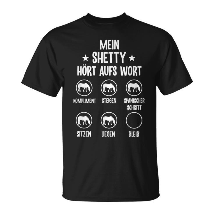 My Shetty Hört Aufs Wort Shetland Pony Circzitk T-Shirt