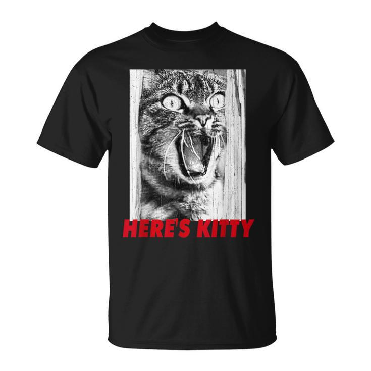 Shining Cat Here Is Kitty Kitten And Movie Love T-Shirt