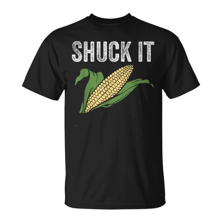 Shuck It Farmer Corn Lover Market Festival T-Shirt