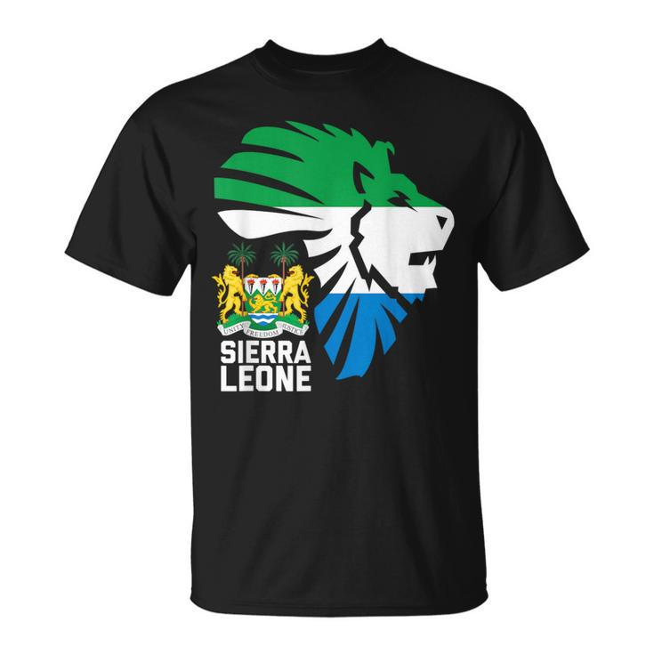 Sierra Leone Seal Lion Africa Diaspora T-Shirt