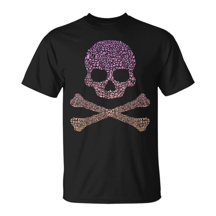 Silhouette Icon Pirate Skull & Crossbones Girls Pirate T-Shirt