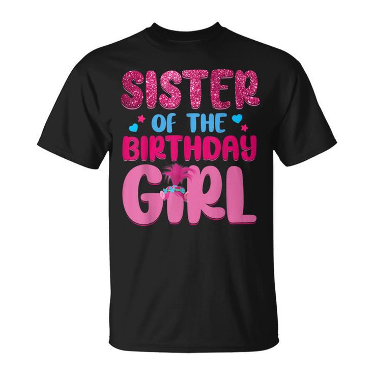 Sister Of The Birthday Girl Family Matching T-Shirt