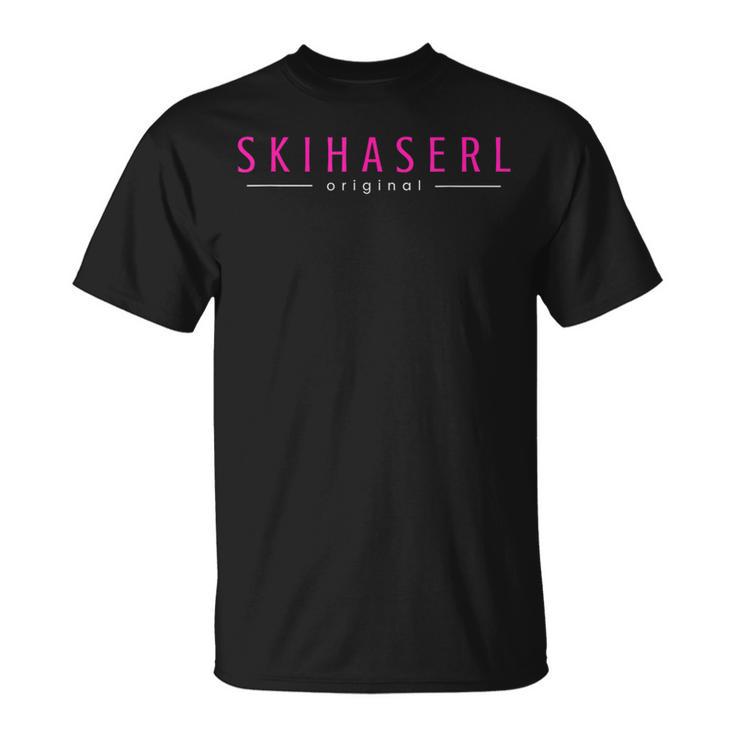 Skihaserl Original Apres Ski Bunny Afterski Hüttengaudi T-Shirt