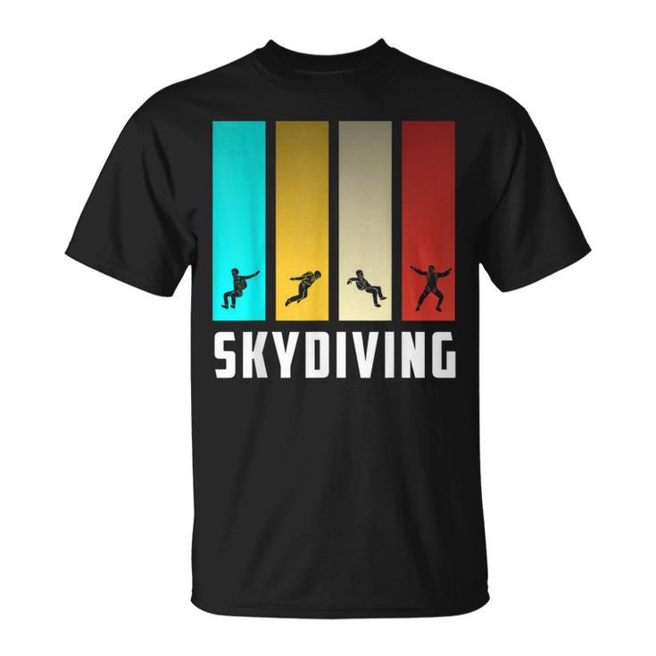 Skydiving Parachutist Wingsuit Flying Parachuting Skydiver T-Shirt