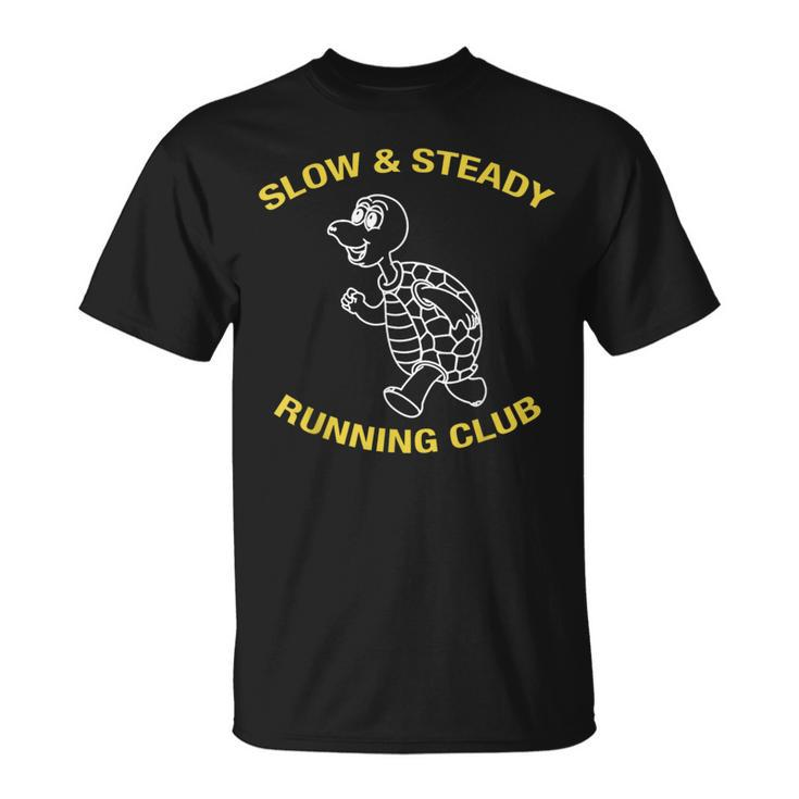 Slow & Steady Wins The Race Turtle Running Club T T-Shirt