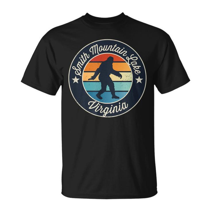 Smith Mountain Lake Virginia Sasquatch Souvenir T-Shirt