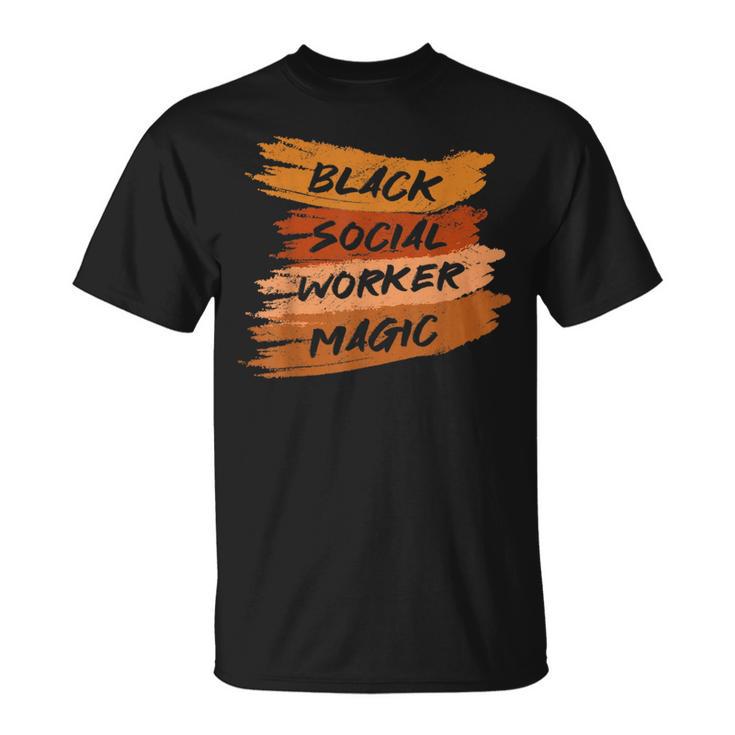 Social Worker Month Black Social Worker T-Shirt