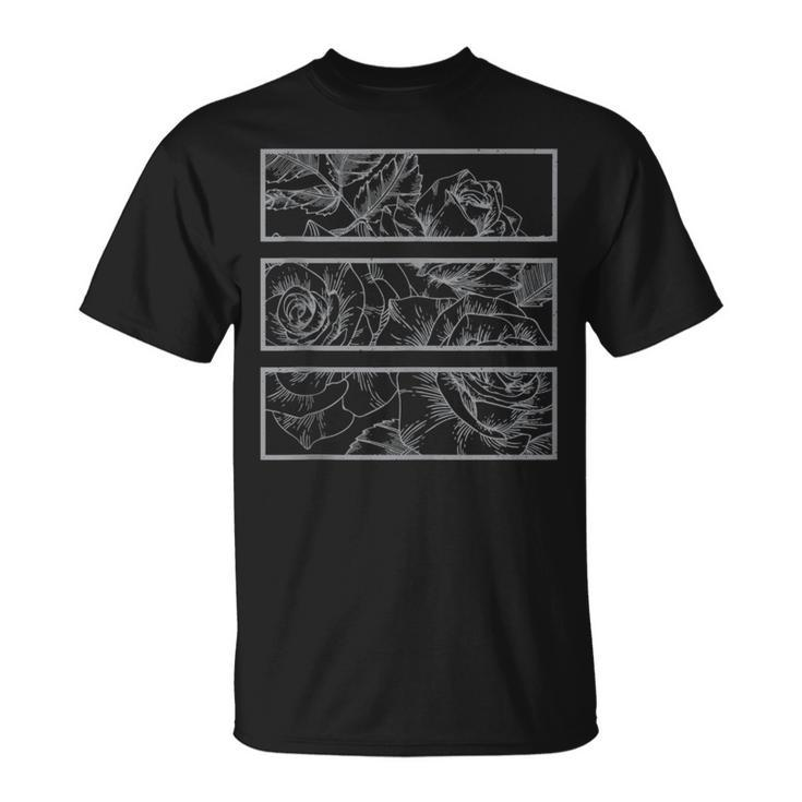 Soft Grunge Goth Punk Black Roses Goth Punk T-Shirt