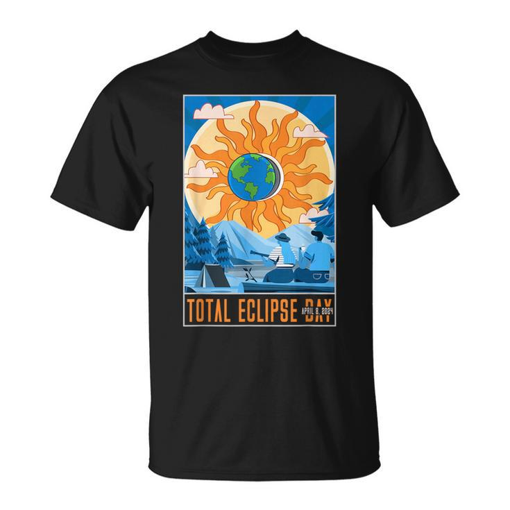 Solar Eclipse 2024 April 8 Total Solar Eclipse 40824 T-Shirt