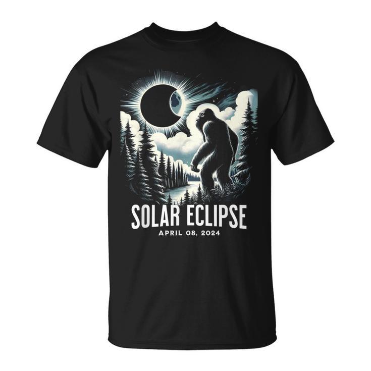 Solar Eclipse 2024 Bigfoot T-Shirt