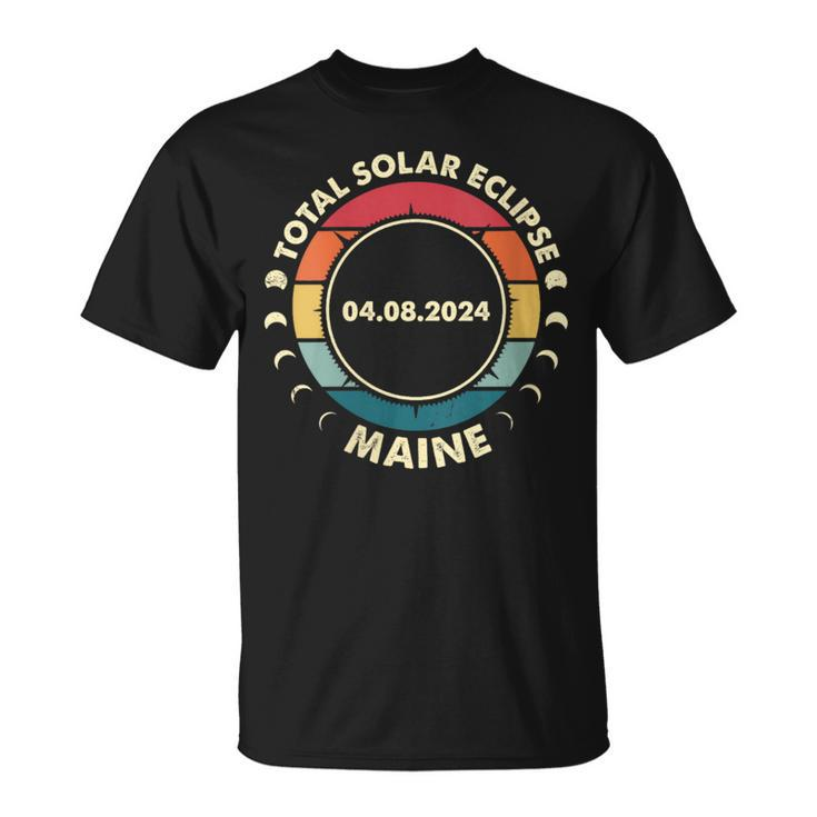 Solar Eclipse 2024 Maine Solar Eclipse T-Shirt