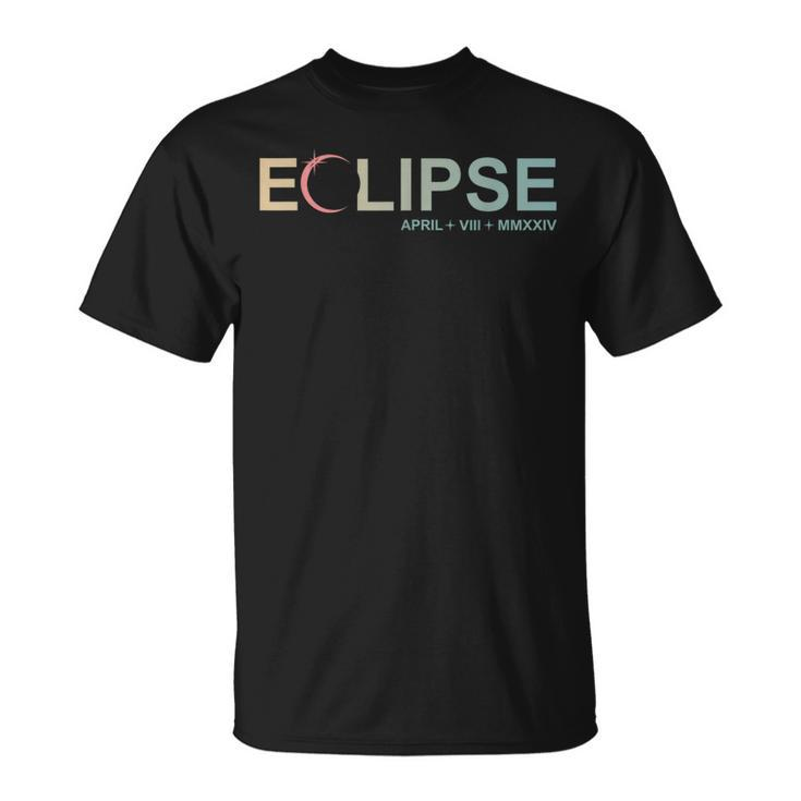Solar Eclipse 2024 Total Solar Eclipse 40824 T-Shirt