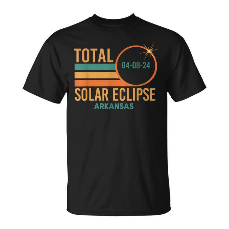 Solar Eclipse Arkansas April 8 2024 Total Totality T-Shirt