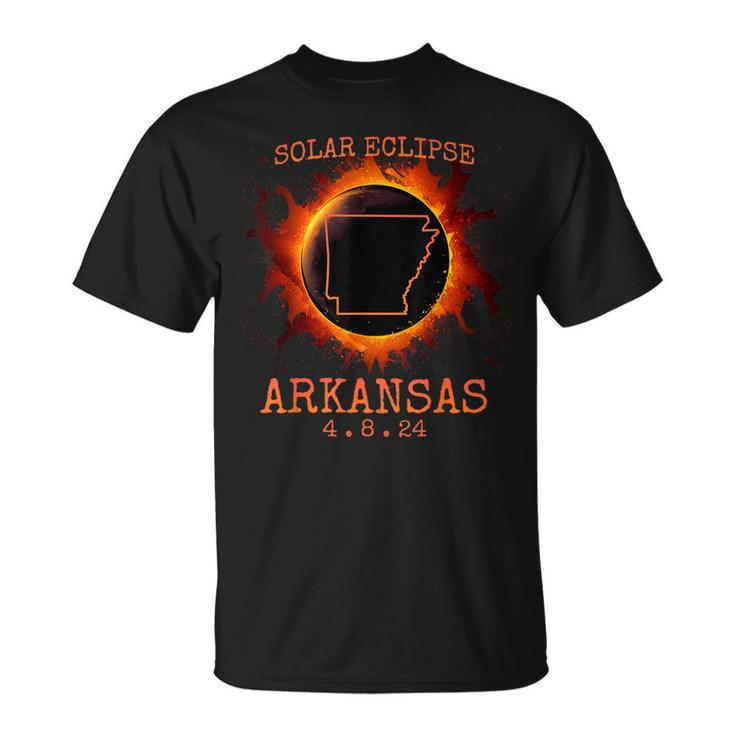 Solar Eclipse Totality Arkansas 4824 State Path Souvenir T-Shirt