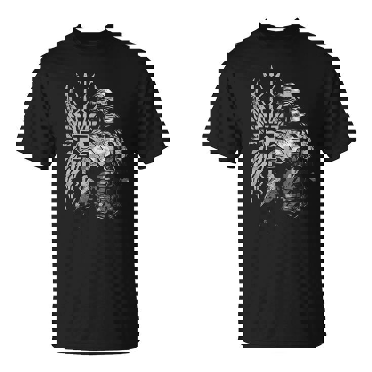 Soldado Romano Armadura Escutum Gálico Imperial Roma Antigua Camiseta unisex