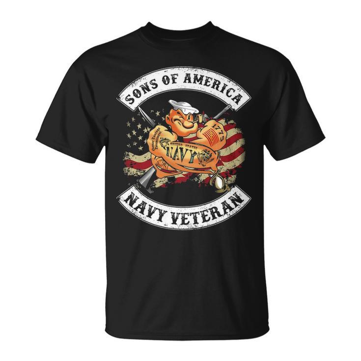 Son Of America Navy Veteran T-Shirt