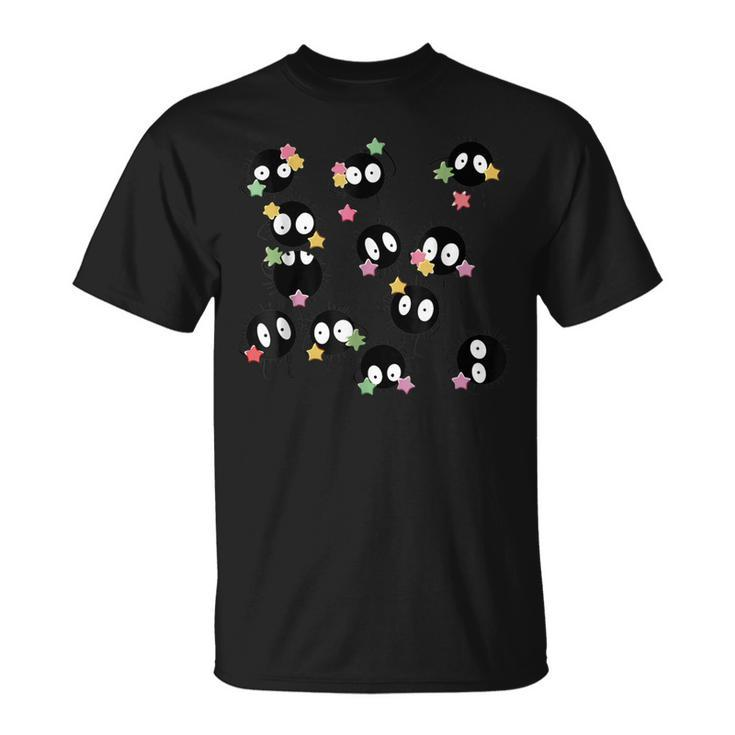 Sootballs Susuwatari The Soot Sprites For Anime Lovers T-Shirt