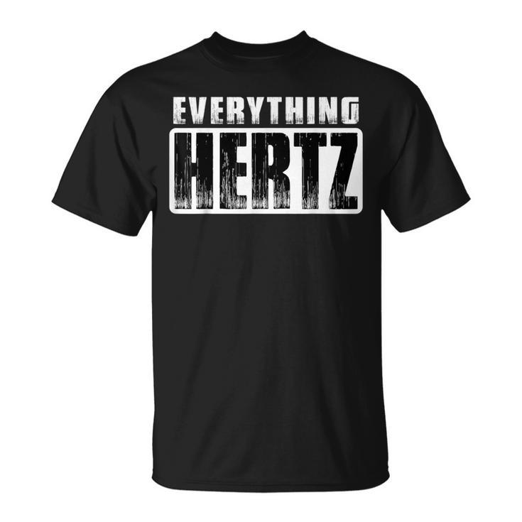 Sound Guy Audio Engineer Hertz T-Shirt