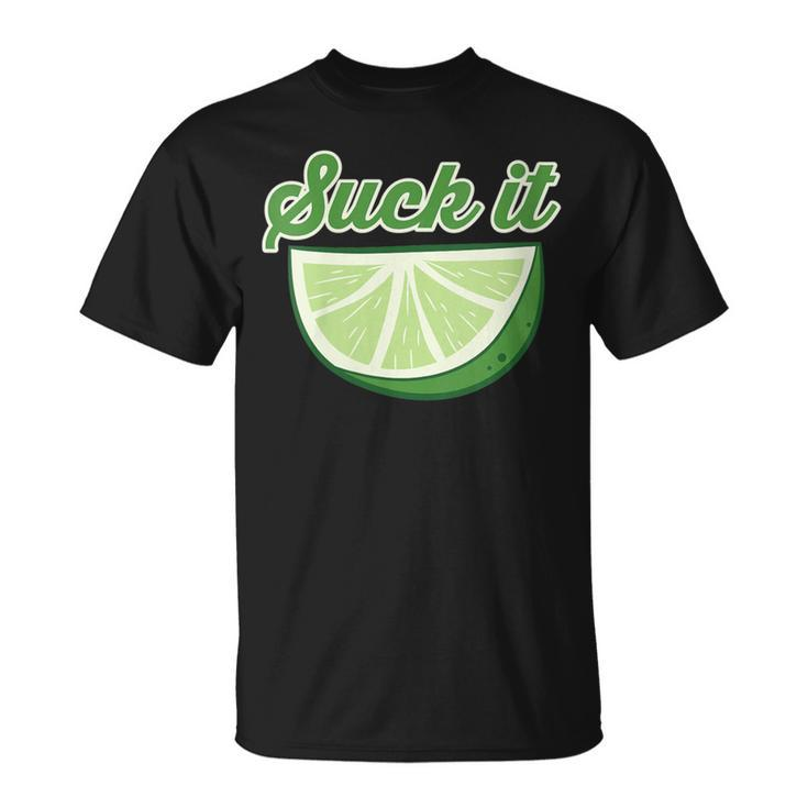 Sour Lime Suck It Citrus Lime T-Shirt