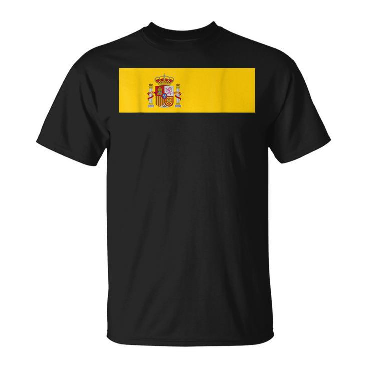 Spain 2021 Flag Love Soccer Football Fans Support T-Shirt