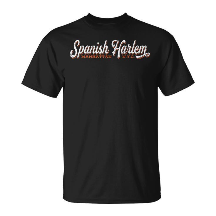 Spanish Harlem Retro Manhattan Nyc T-Shirt