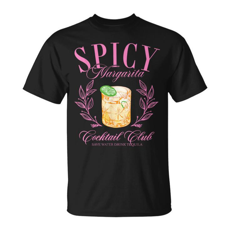 Spicy Margarita Cocktail Club Social Club Spicy Marg Womens T-Shirt