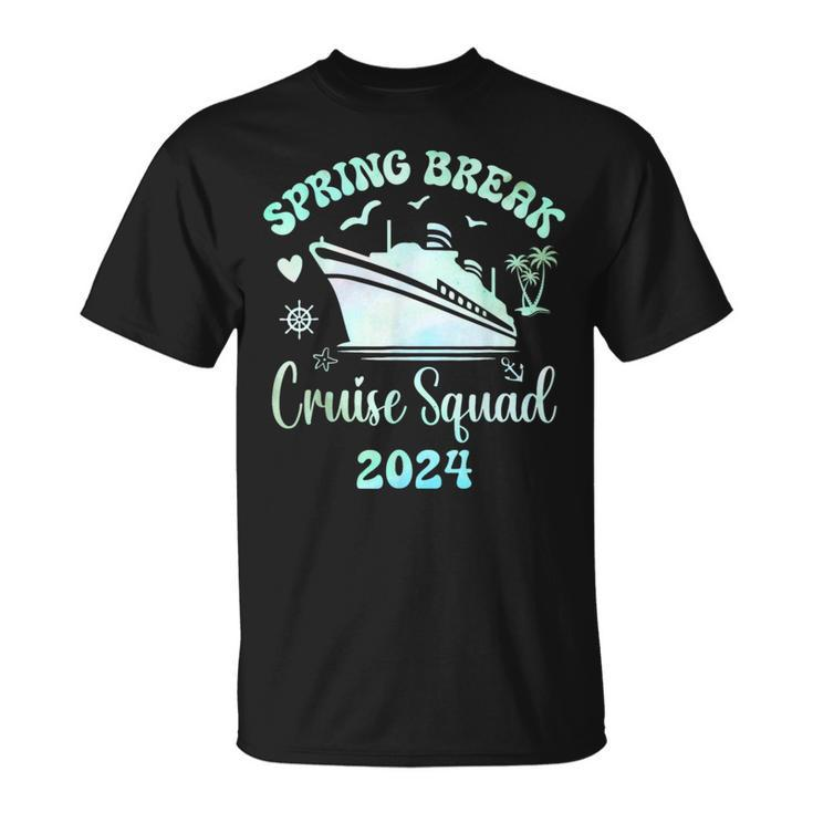 Spring Break Cruise Squad 2024 Trip Family Matching Vacation T-Shirt
