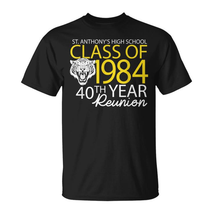 St Anthony's High School Class Of 1984 40Th Year Reunion T-Shirt