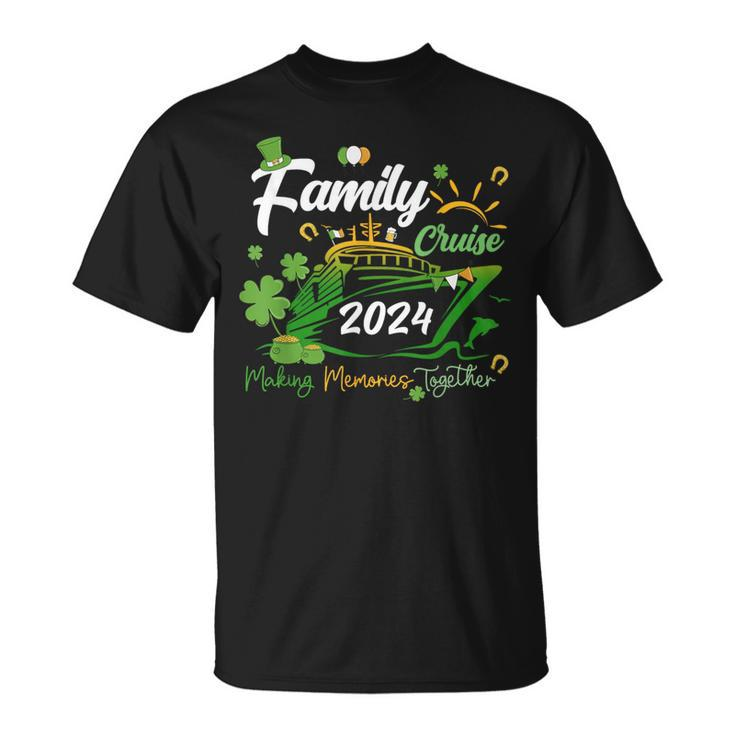 St Patrick's Day Cruise 2024 Ship Family Matching Costume T-Shirt