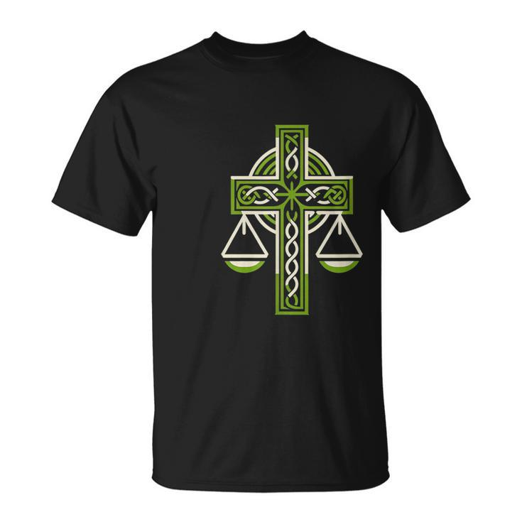 St Patrick's Day Irish Veritas Aequitas Ireland T-Shirt