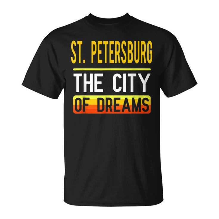 St Petersburg The City Of Dreams Florida Souvenir T-Shirt