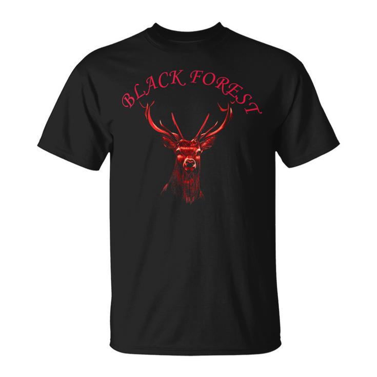 Stag Head Forest T-Shirt