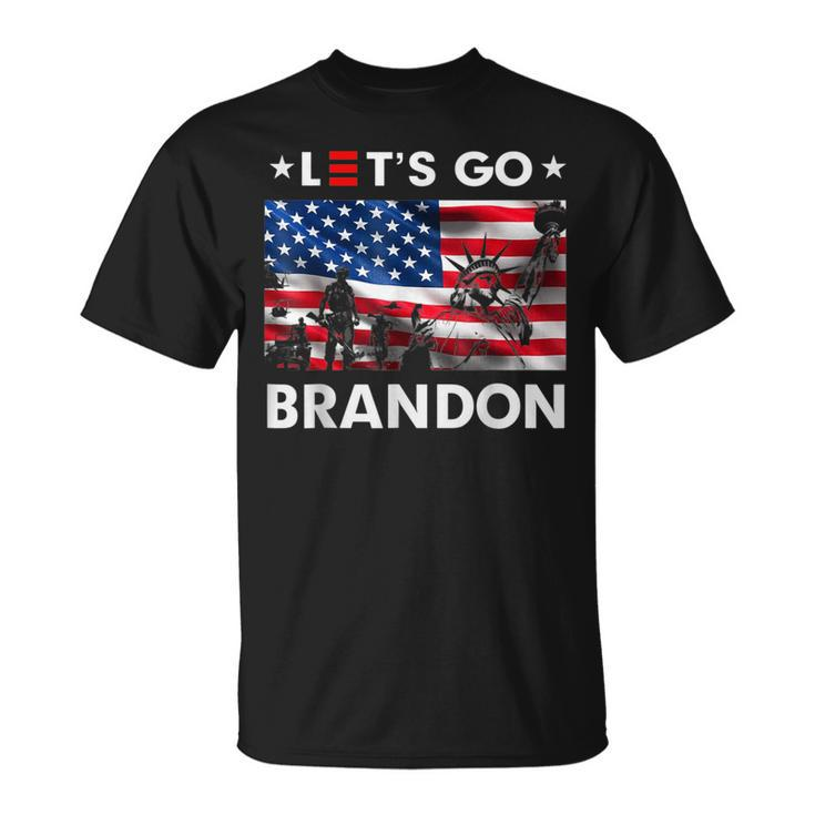 Statue Of Liberty Let's Go Brandon T-Shirt