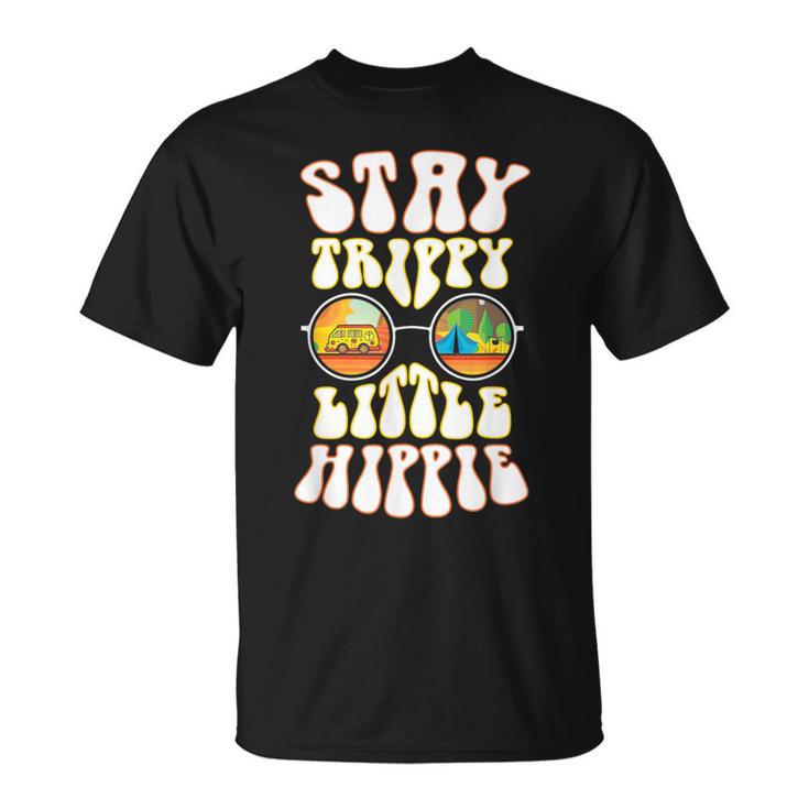 Stay Trippy Little Hippie Hippies Vintage Retro Hippy T-Shirt