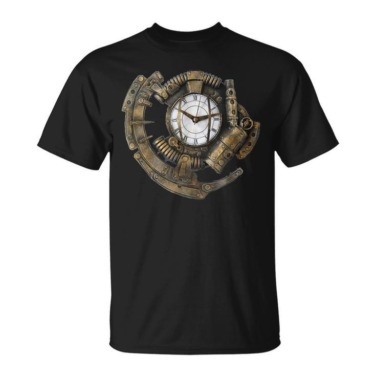 Steampunk Clock Vintage Time Piece T-Shirt