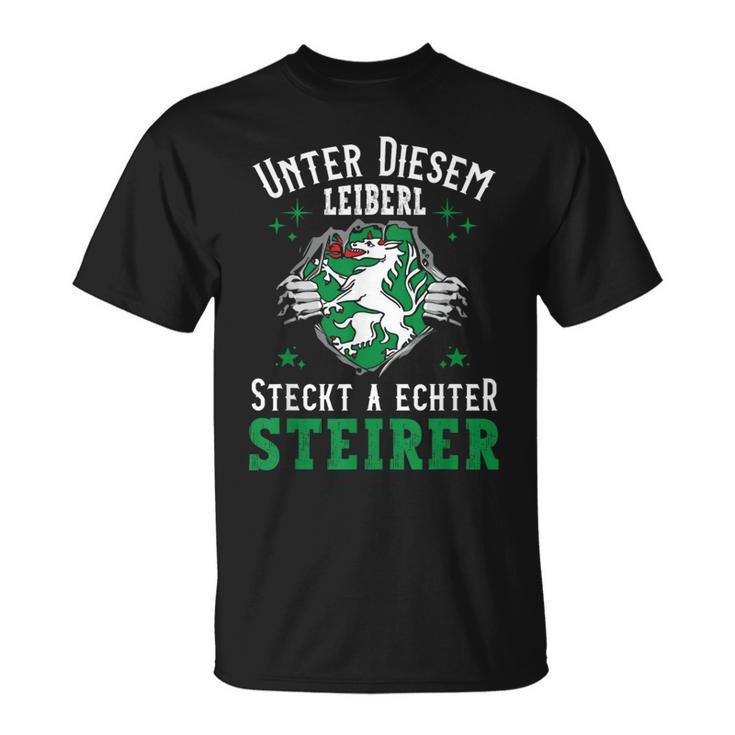 Steiermark Steirisch Crest Leiberl For Real Steirer T-Shirt