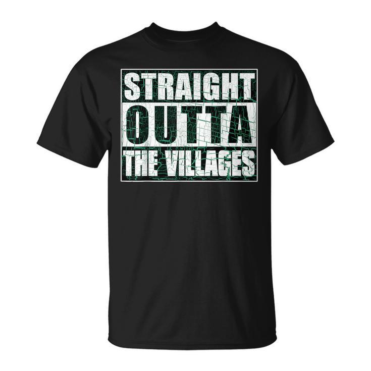 Straight Outta Villages Florida Holiday Hometown Pride T-Shirt