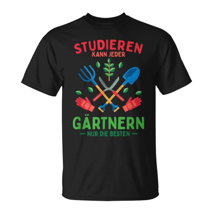 Study Can Everyone Gärtnern Nur Die Besten Black T-Shirt