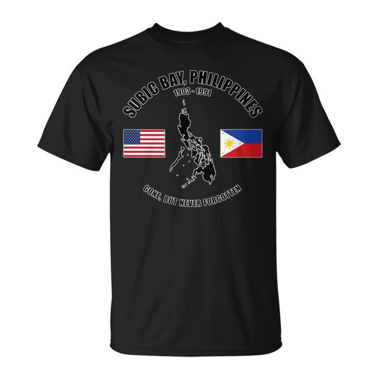 Subic Bay Philippines Gone But Never Forgotten Veteran T-Shirt