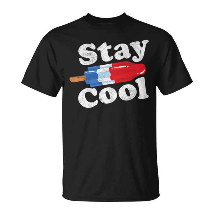 Summer Popsicle Stay Cool Bomb Retro 80S Pop T-Shirt