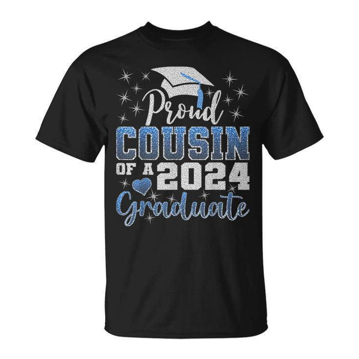 Super Proud Cousin Of 2024 Graduate Awesome Family College T-Shirt