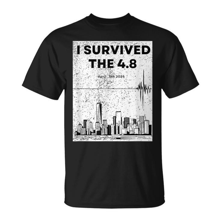 I Survived The 48 Nyc Earthquake April 5Th 2024 TShirt Seseable CA