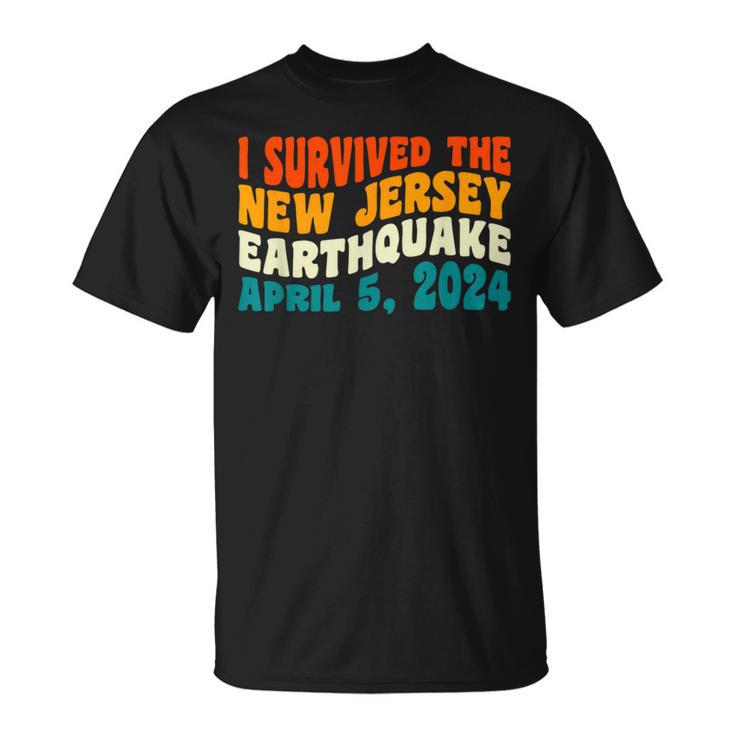 I Survived The New Jersey 48 Magnitude Earthquake T-Shirt